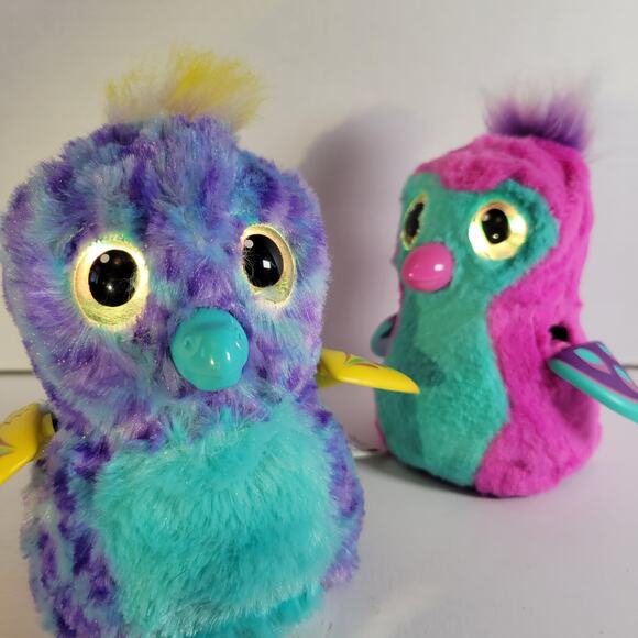 Spin Master Hatchimals Interactive Plush Toys Penguala & Puffatoo Lot of 2 - Picture 8 of 16